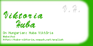 viktoria huba business card