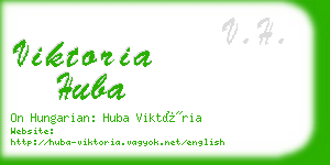 viktoria huba business card